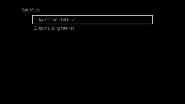 How to update a PlayStation 5’s System Software from Safe mode
