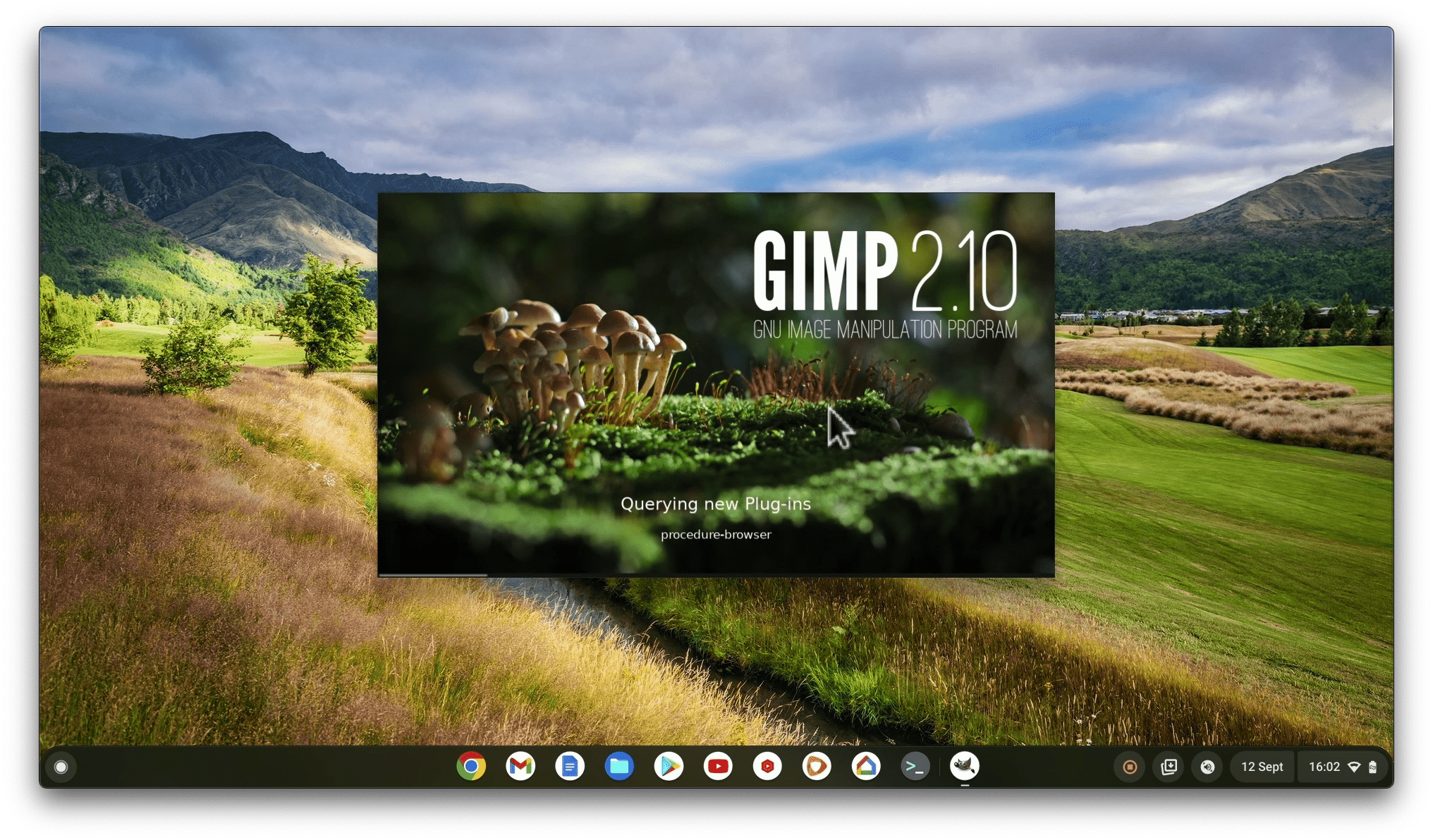 GIMP on Chromebook