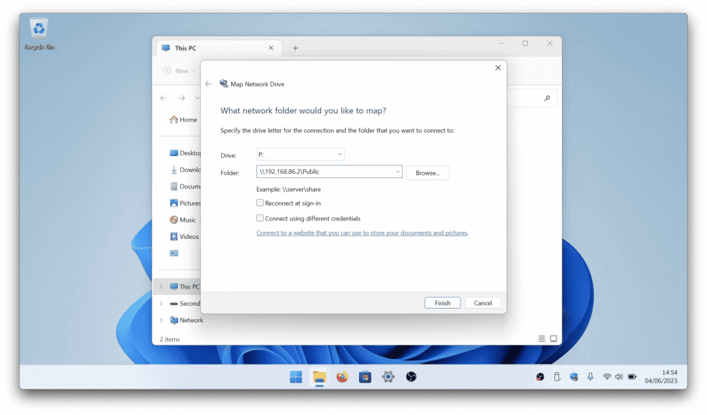 mapping network drives in Windows