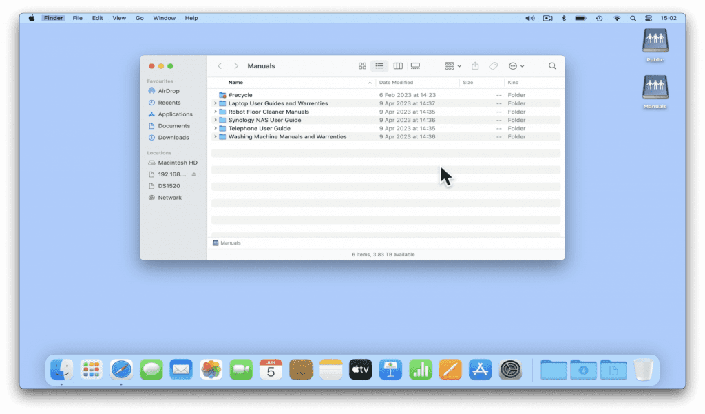 map network drives to macOS