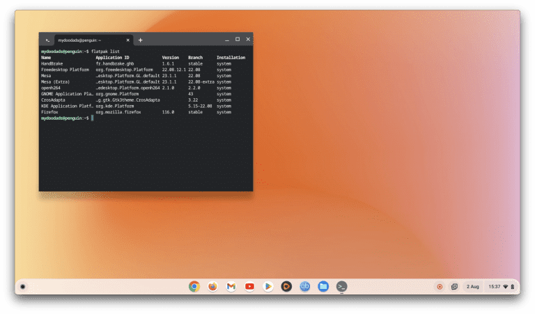uninstall an application