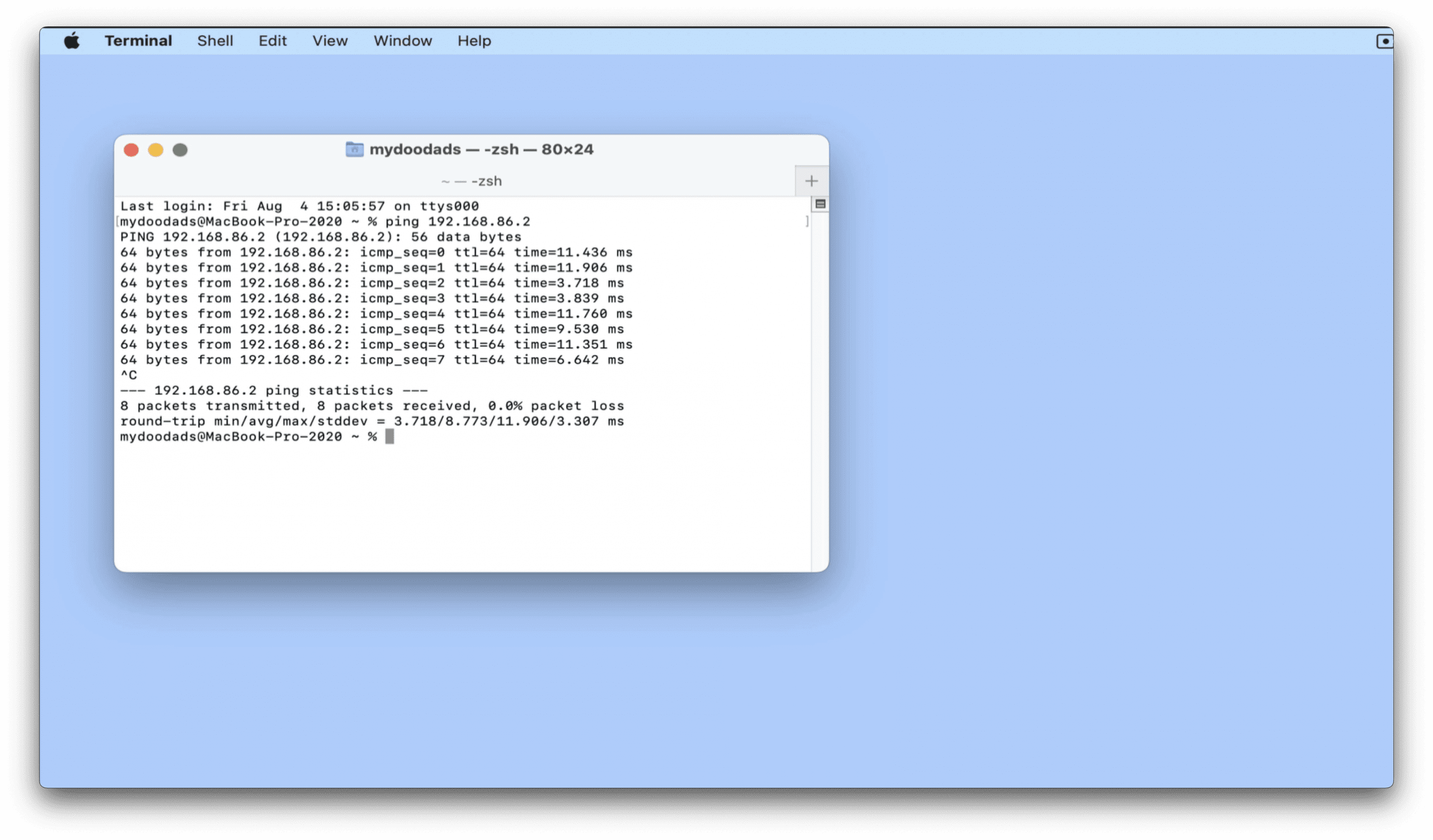 synology nas respond pings