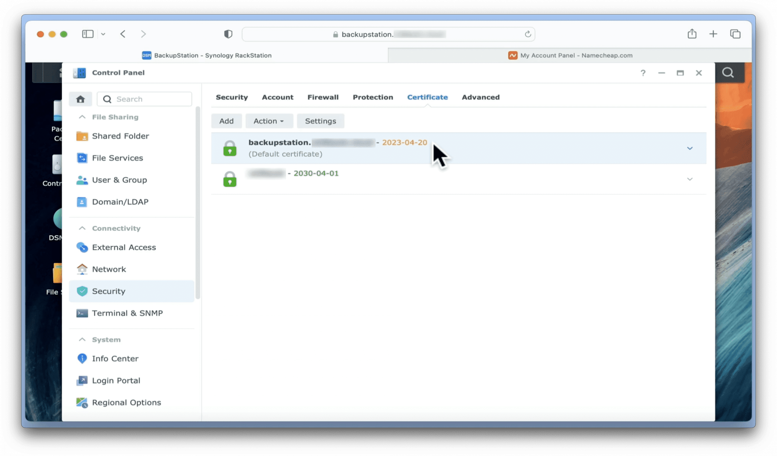 renew SSL certificate