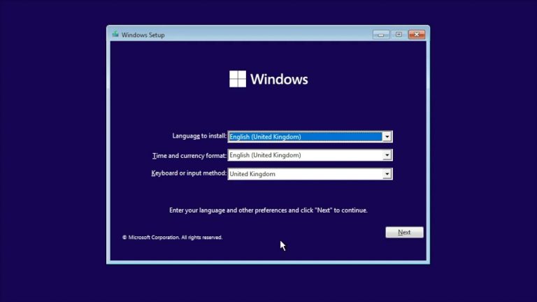 How to setup a new Windows PC with a local user account